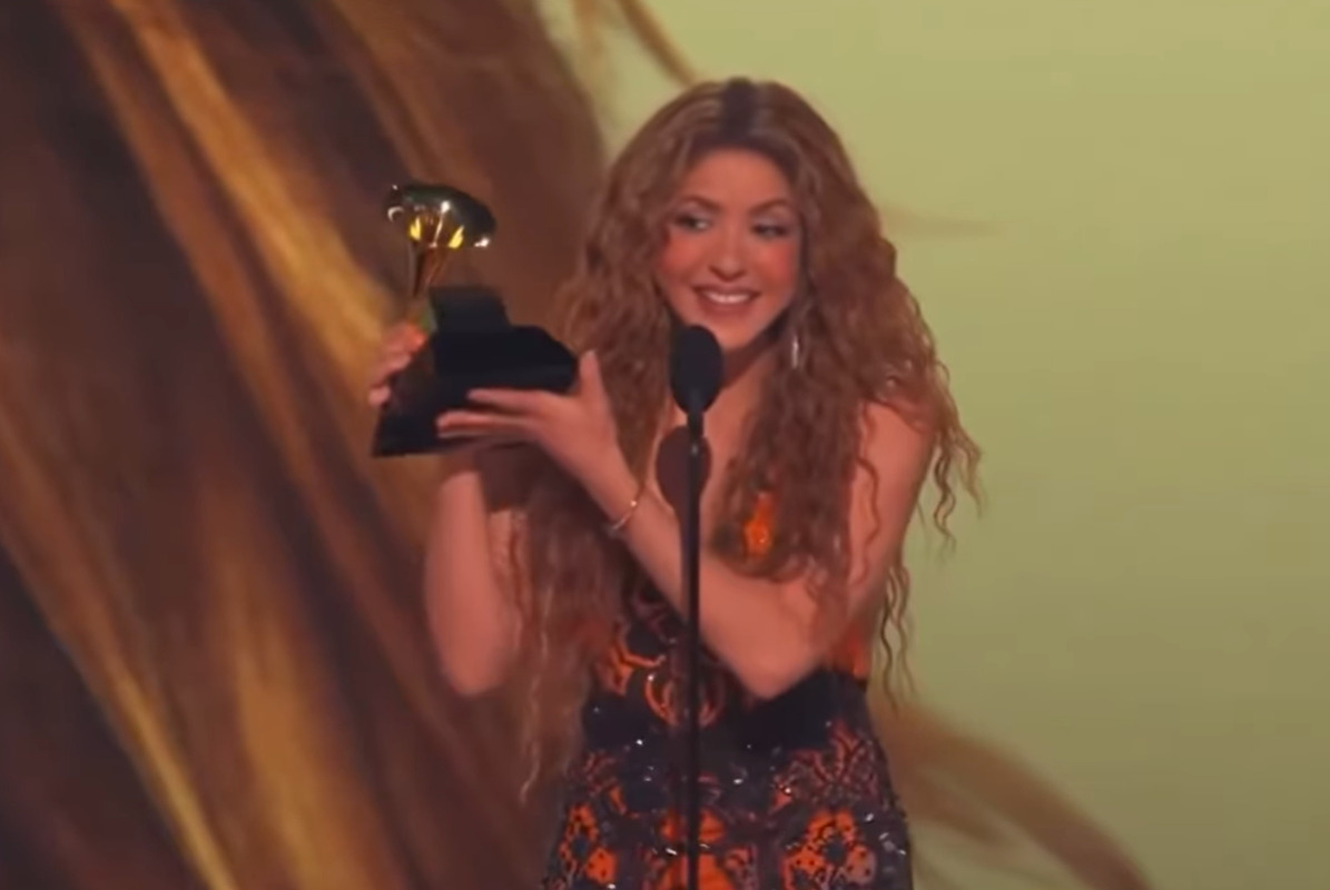 A cantora Shakira ganhou o Grammy de Melhor Álbum de Pop Latino por 