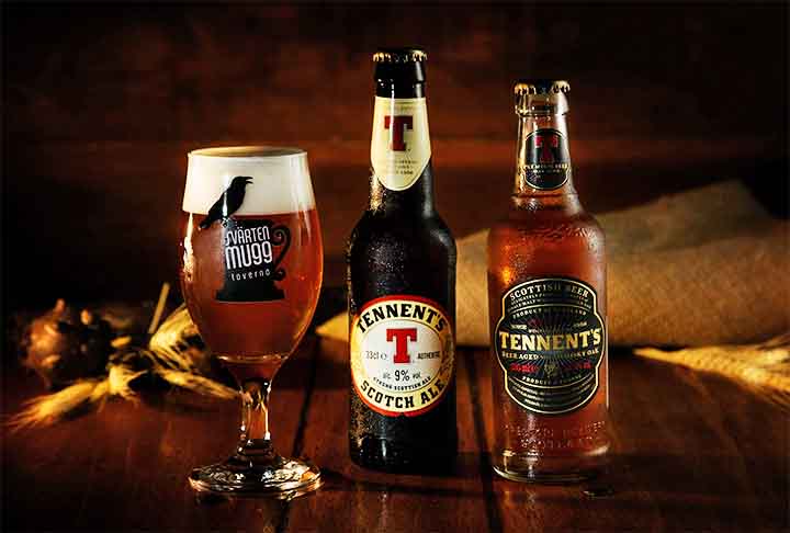 Tennent’s: Lager escocesa que conquistou fãs na Inglaterra, especialmente nas áreas mais ao norte.
