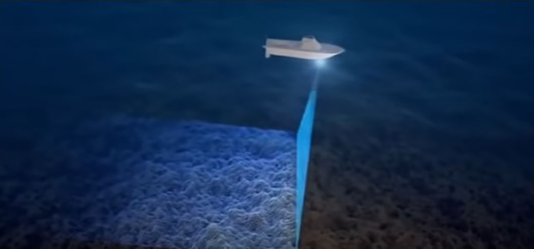 Uma das pesquisas no Triângulo das Bermudas é com uso de sonar. O equipamento permite verificar as profundezas do mar. O mapeador lança ondas sonoras e os sinais revelam a forma e a profundidade do assoalho oceânico. 