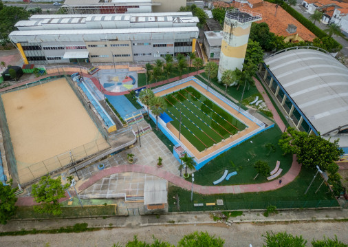 Mais de 8 mil vagas para cursos e esportes da Rede Cuca s&atilde;o oferecidos no m&ecirc;s de junho a popula&ccedil;&atilde;o de Fortaleza. Na imagem, a unidade do bairro Mondubim &eacute; uma das contempladas 