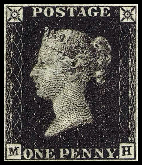 Antes do Brasil, só a Inglaterra havia emitido selos postais no mundo, o Penny Black três anos antes, em 1840. 