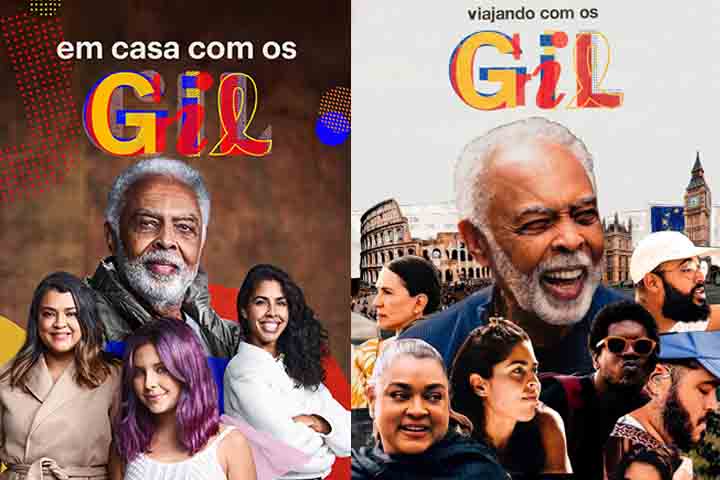 Entre esses artistas, está o renomado cantor Gilberto Gil, ícone da música popular brasileira. Ele estreou, em junho de 2023, o reality Viajando com os Gil, que mostra a rotina de viagens da sua turnê internacional Nós, A Gente.