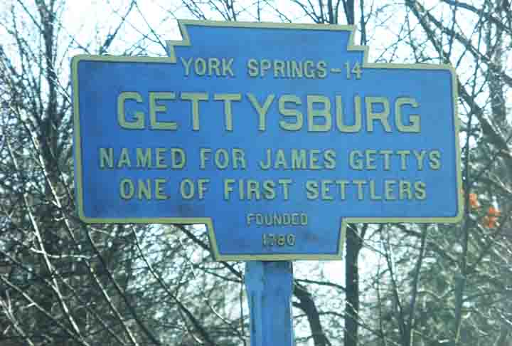 O conflito, que opôs os exércitos Confederado (sul) e da União (norte), ocorreu nas imediações da cidade de Gettysburg, no estado da Pensilvânia, 
