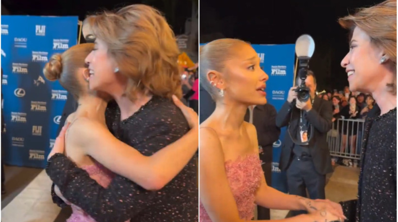 Fernanda Torres e Ariana Grande se encontram em festival de cinema nos Estados Unidos
