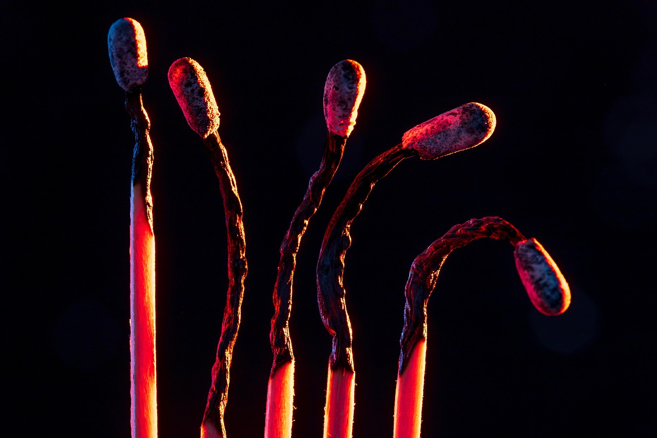 No processo, o palito queima porque sua cabeça, que é feita de substâncias que fazem a faísca do atrito com a caixinha virar chama. O fogo, então, consome a madeira do palito por uns 10 segundos. 