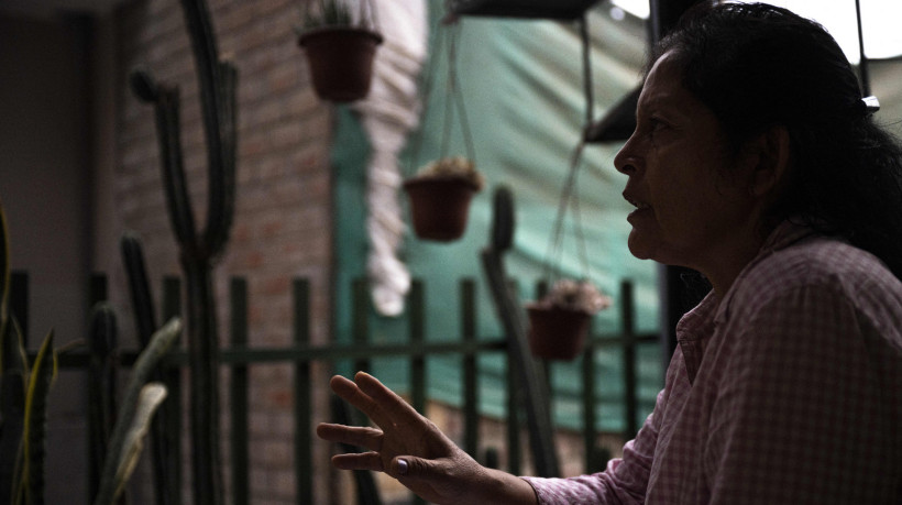 Maria Elena Carbajal, 55 anos, membro da Associação de Vítimas de Esterilização Forçada. Estima-se que 270 mil peruanas foram coagidas, pressionadas ou enganadas a fazer uma cirurgia para amarrar suas trompas de falópio no final do governo do então presidente Alberto Fujimori, de 1990 a 2000