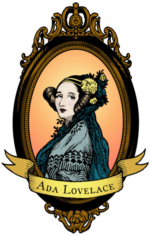 Ada Lovelace (1815-1852) foi uma matemática e escritora inglesa, reconhecida por ter criado o primeiro algoritmo destinado a ser processado por uma máquina. Ela é considerada a primeira programadora da história, e sua visão pioneira sobre a computação antecipou muitas das ideias que só seriam plenamente realizadas muito tempo depois.