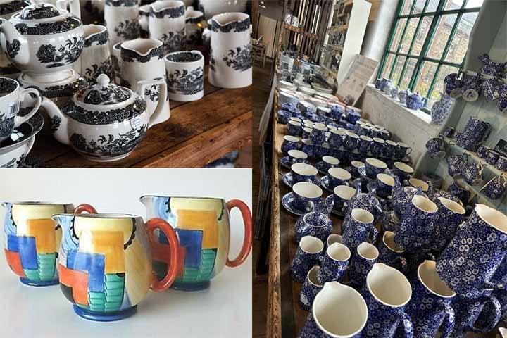 Stoke-on-Trent, Reino Unido - Conhecido como o Centro da Cerâmica, possui uma longa tradição na produção de porcelana, sendo famosa por marcas como Wedgwood e Royal Doulton. Sua indústria cerâmica se expandiu entre os séculos 17 e 18 e continua sendo uma referência em qualidade no setor.