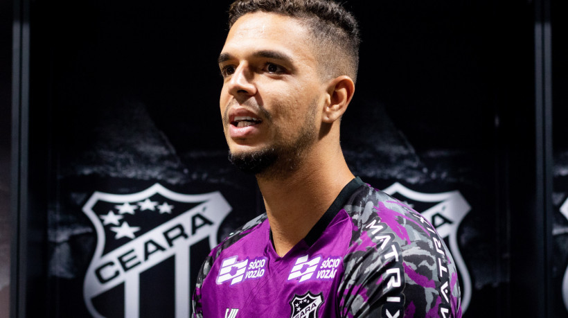 Fortaleza- CE, Brasil, 14-02-25: Entrevista com o goleiro do Ceará, Bruno Ferreira.  (Fotos: Lorena Louise / Especial para O POVO)