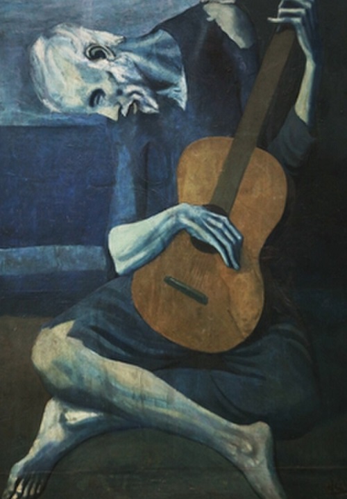 Obras como A Vida e O Velho Guitarrista exemplificam essa fase, refletindo a solidão e a miséria humana. O Período Azul foi um momento de introspecção para Picasso.