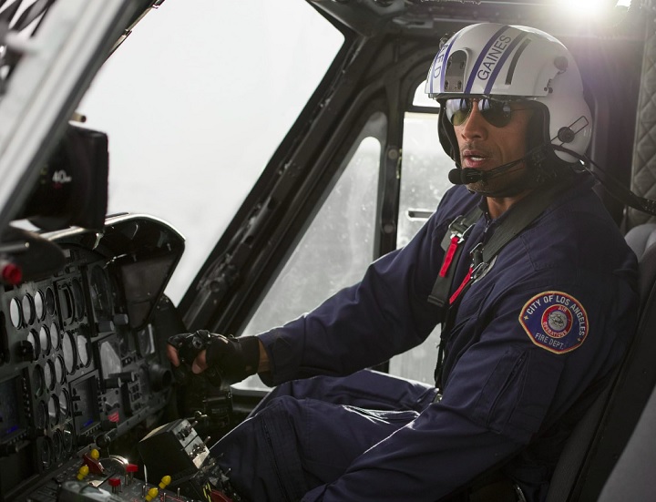 O filme segue a história de um piloto de helicóptero de resgate, interpretado por Johnson, que tenta salvar sua filha durante uma série de terremotos catastróficos ao longo da falha de San Andreas, na Califórnia.