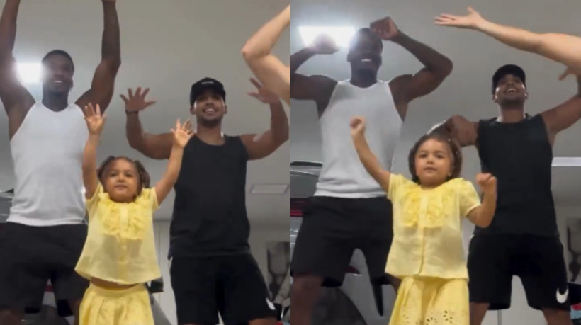 Liz, filha de Léo Santana, apareceu em vídeo dançando música de Ivete Sangalo