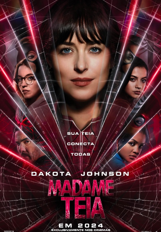 Madame Teia - Dirigido por S.J. Clarkson e estrelado por Dakota Johnson e Sydney Sweeney, Madame Teia explora a origem da personagem-título, uma clarividente com habilidades psíquicas que a conectam ao universo do Homem-Aranha. A trama promete expandir o universo do aracnídeo com uma abordagem misteriosa e envolvente.