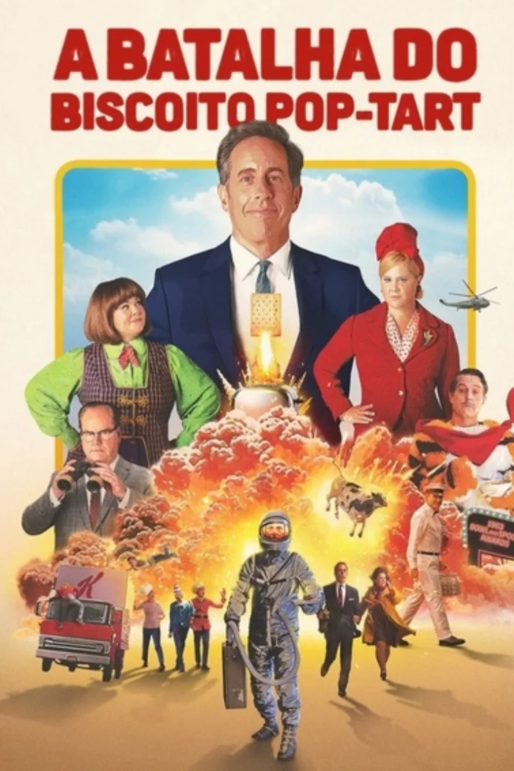 A Batalha do Biscoito Pop-Tart - Sob a direção de Jerry Seinfeld e estrelado por ele mesmo ao lado de Melissa McCarthy, o filme é uma comédia baseada na criação dos biscoitos Pop-Tarts. A narrativa destaca a competição acirrada entre empresas para lançar o produto no mercado, trazendo humor e nostalgia.
