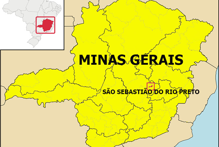 É a terra natal de José Aparecido de Oliveira, ex-jornalista e ministro da cultura no governo do presidente José Sarney. São Sebastião do Rio Preto fica na região metropolitana de Belo Horizonte. A economia se concentra na agropecuária, com foco no cultivo de cana-de-açúcar, milho, arroz e feijão, além da criação de gado leiteiro 