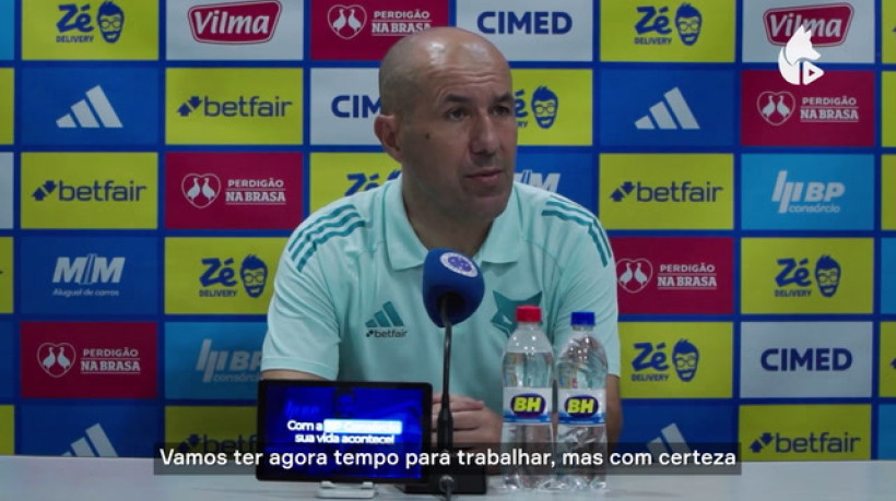 Leonardo Jardim vê necessidade de melhoras no elenco do Cruzeiro
