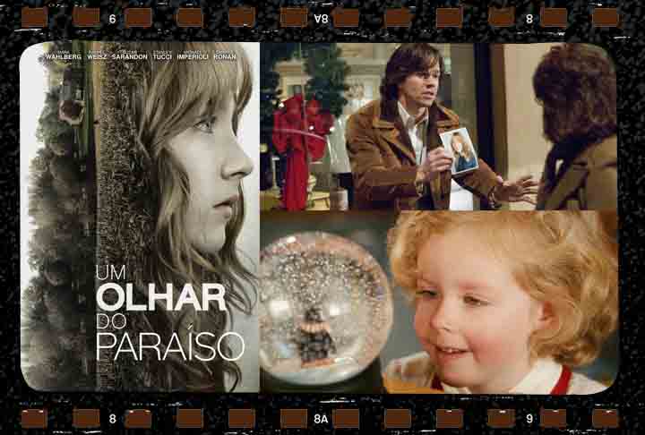 Um Olhar do Paraíso (2009): Dirigido por Peter Jackson (da trilogia O Senhor dos Anéis), o filme é um drama e suspense baseado no romance de mesmo nome escrito por Alice Sebold.