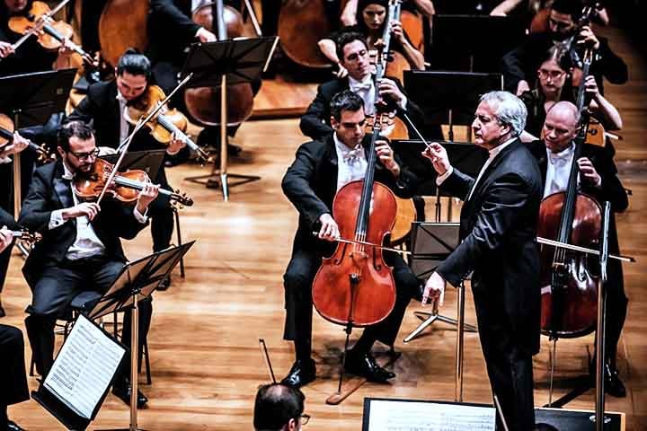 Violoncelo: Grande e tocado apoiado ao chão, com som profundo e emotivo. Desenvolvido na Itália por Andrea Amati no século XVI, como evolução da viola da gamba. Oferece suporte melódico e harmônico, além de solos expressivos.
