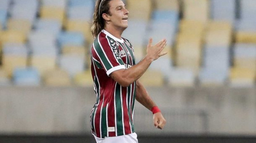 Atacante vai às redes celebrar tento, seu segundo em jogos consecutivos pelo Tricolor; foco agora é na Copa do Brasil