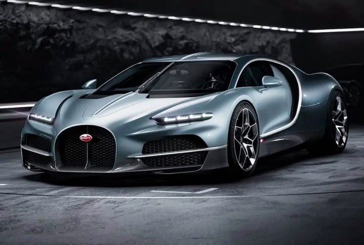 6º) Bugatti Tourbillon – R$ 27,2 milhões: A Bugatti é famosa no mundo dos supercarros não só pelo desempenho impressionante e pelo design sofisticado, mas também pelos preços altíssimos. Esse modelo pode ficar ainda mais caro graças às várias opções de personalização disponíveis.