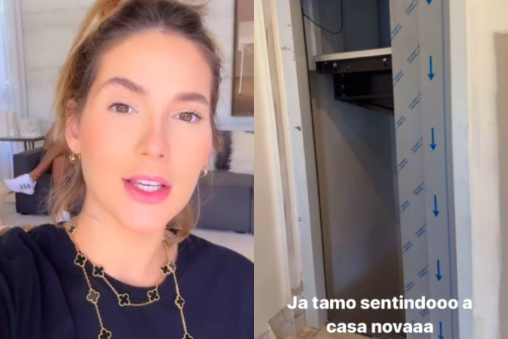 Entre os destaques estão um lavabo com banheira de luxo e vista privilegiada, um spa com teto que simula um céu estrelado e uma adega com sistema de segurança por senha.