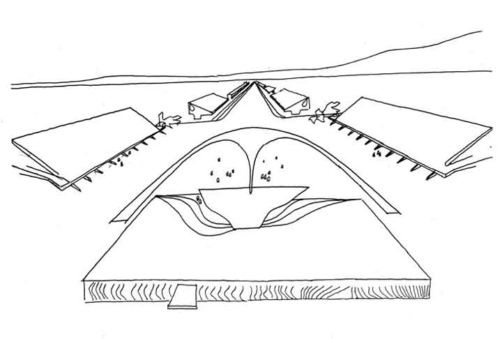Sua estrutura, em peças pré-moldadas de concreto, mede cerca de 700 metros de comprimento. Desde a marcação do início até o final, a pista mede cerca de 560 metros de comprimento e 13 metros de largura e sua capacidade é de aproximadamente 60 mil espectadores.