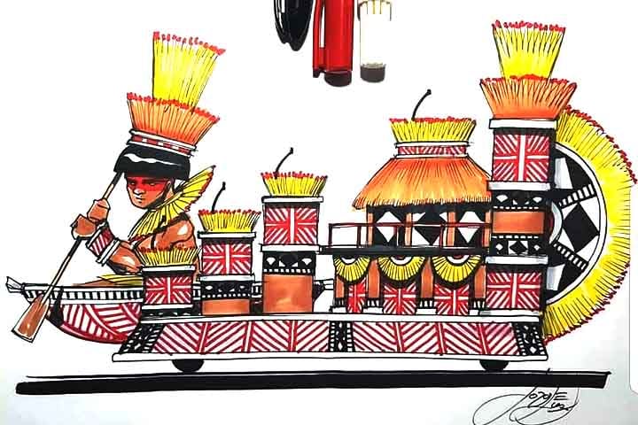 Curiosidades sobre o Carnaval  aguçam os foliões, que são apaixonados pelas escolas de samba. Dentre elas, estão os materiais mais utilizados nas alegorias e como é o processo de criação e confecção desses croquis.