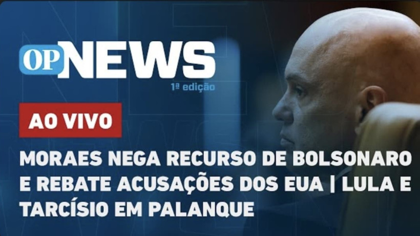 Moraes nega recurso de Bolsonaro e rebate acusações dos EUA