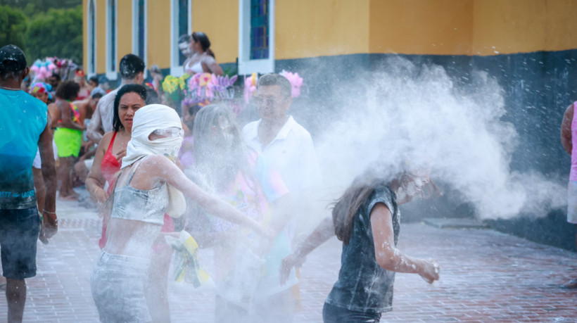 Mela-mela é tradição no Paracuru