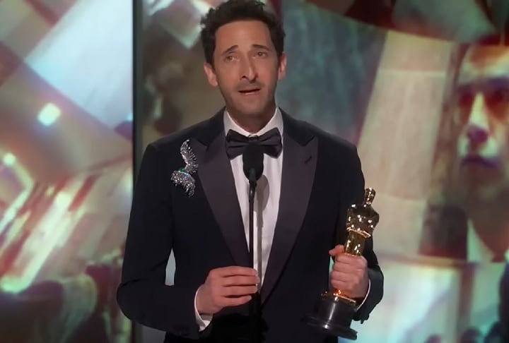 A postura de Brody, que já era dono de uma estatueta por “O Pianista”, em 2003, foi bastante criticada nas redes sociais. Alguns declararam que o ator deveria ter aproveitado o longo discurso que fez para se desculpar com Georgina. 
