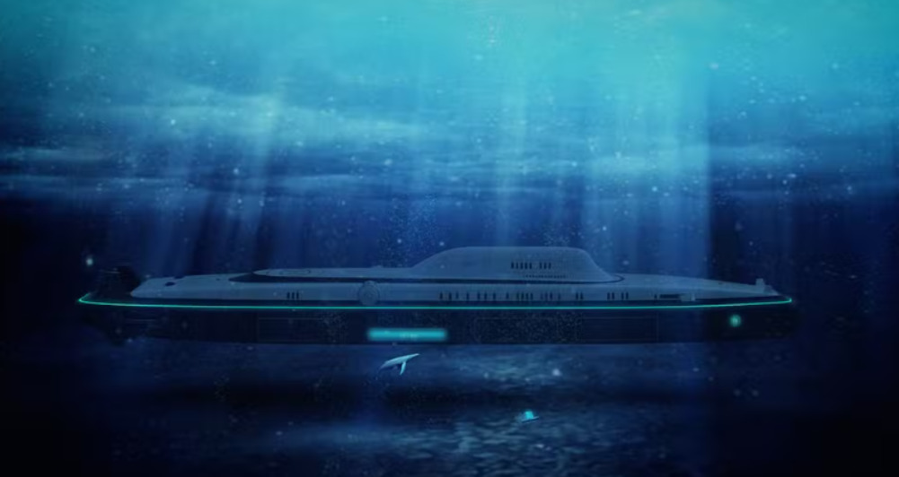 A empresa vende a ideia como inovadora e alternativa às embarcações de superfície convencionais. O submersível desce 250 metros abaixo da superfície. 