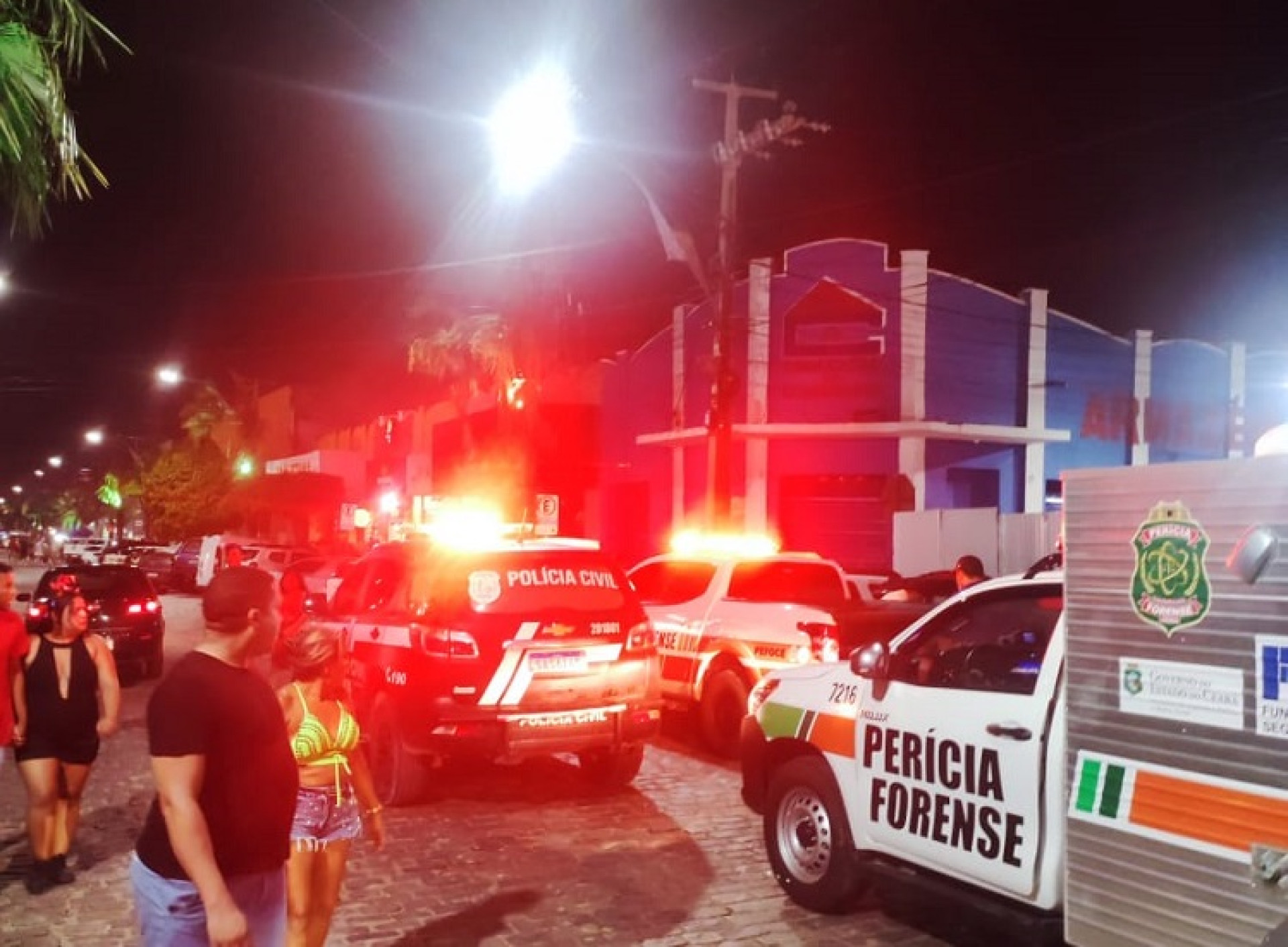 Homicídio foi registrado no Centro de Aracati (Foto: Reprodução/Redes Sociais)