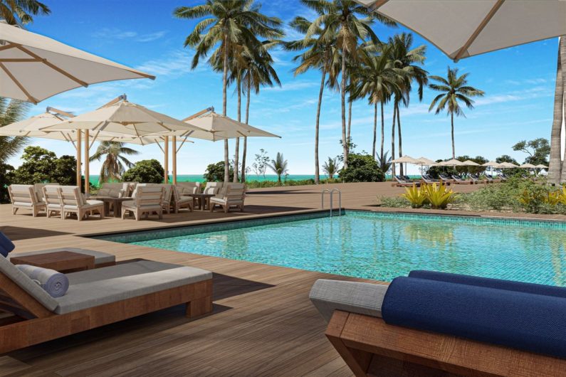 Além disso, o hotel oferece uma piscina olímpica, um spa com massagens relaxantes e dois restaurantes que servem pratos italianos e baianos. 