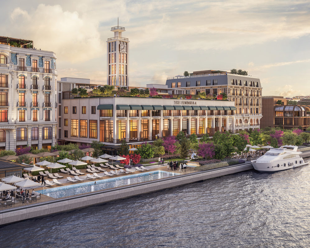 1º) The Peninsula Istanbul (Turquia): O primeiro lugar da lista fica na capital da Turquia, Istambul. O local foi pensado pela designer turca Zeynep Fadıllıoğlu, creditada como a primeira mulher a projetar uma mesquita.