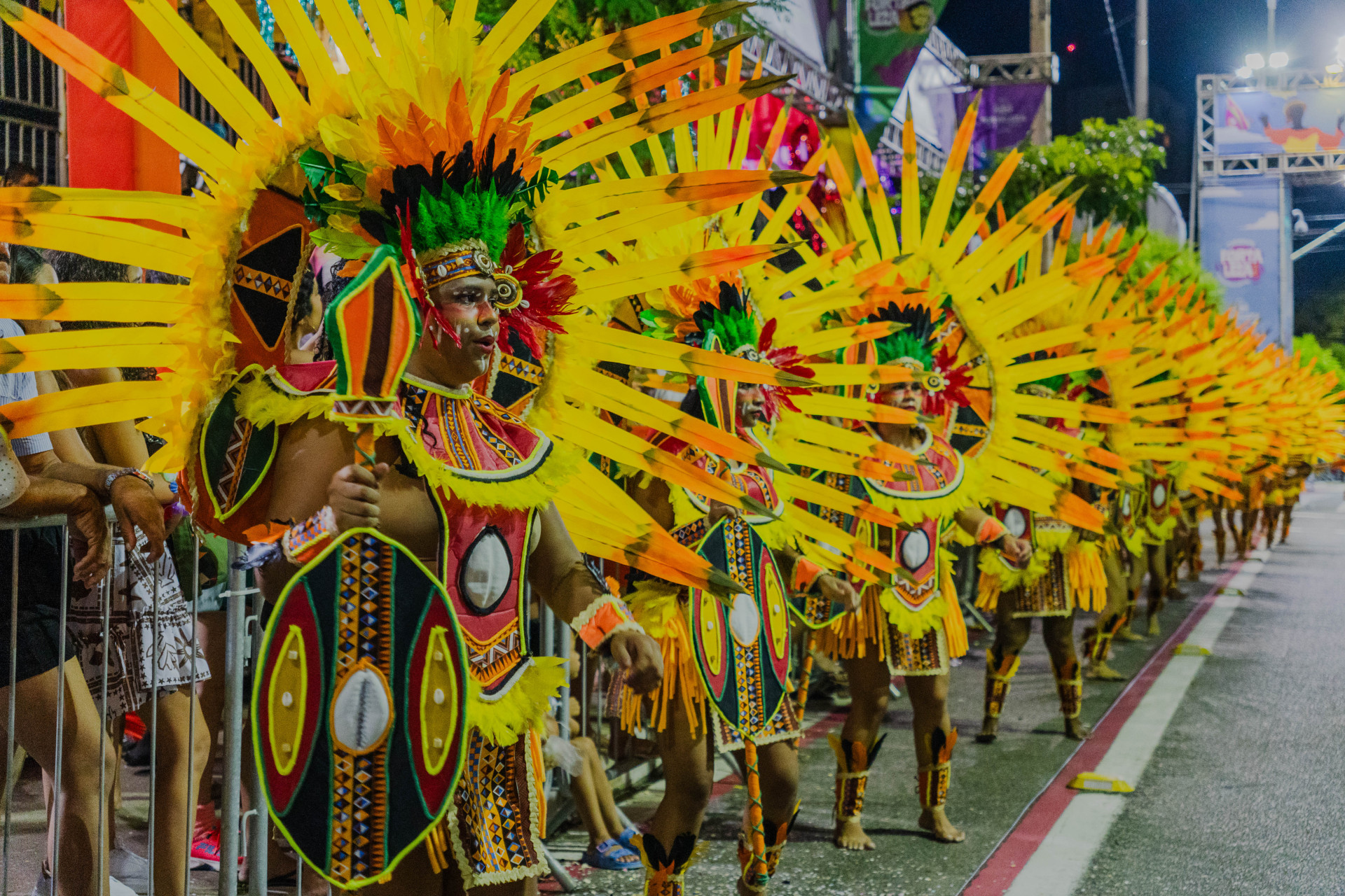 Imagem de apoio ilustrativo: desfile do maracatu Vozes da &Aacute;frica, no Carnaval 2025 (Foto: FERNANDA BARROS)