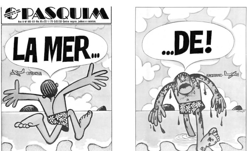 Ziraldo também se destacou na luta contra a Ditadura no Brasil. Ele foi um dos criadores do jornal O Pasquim, que reunia personagens como o Graúna, os Fradins e o Ubaldo em charges irônicas e textos ácidos.