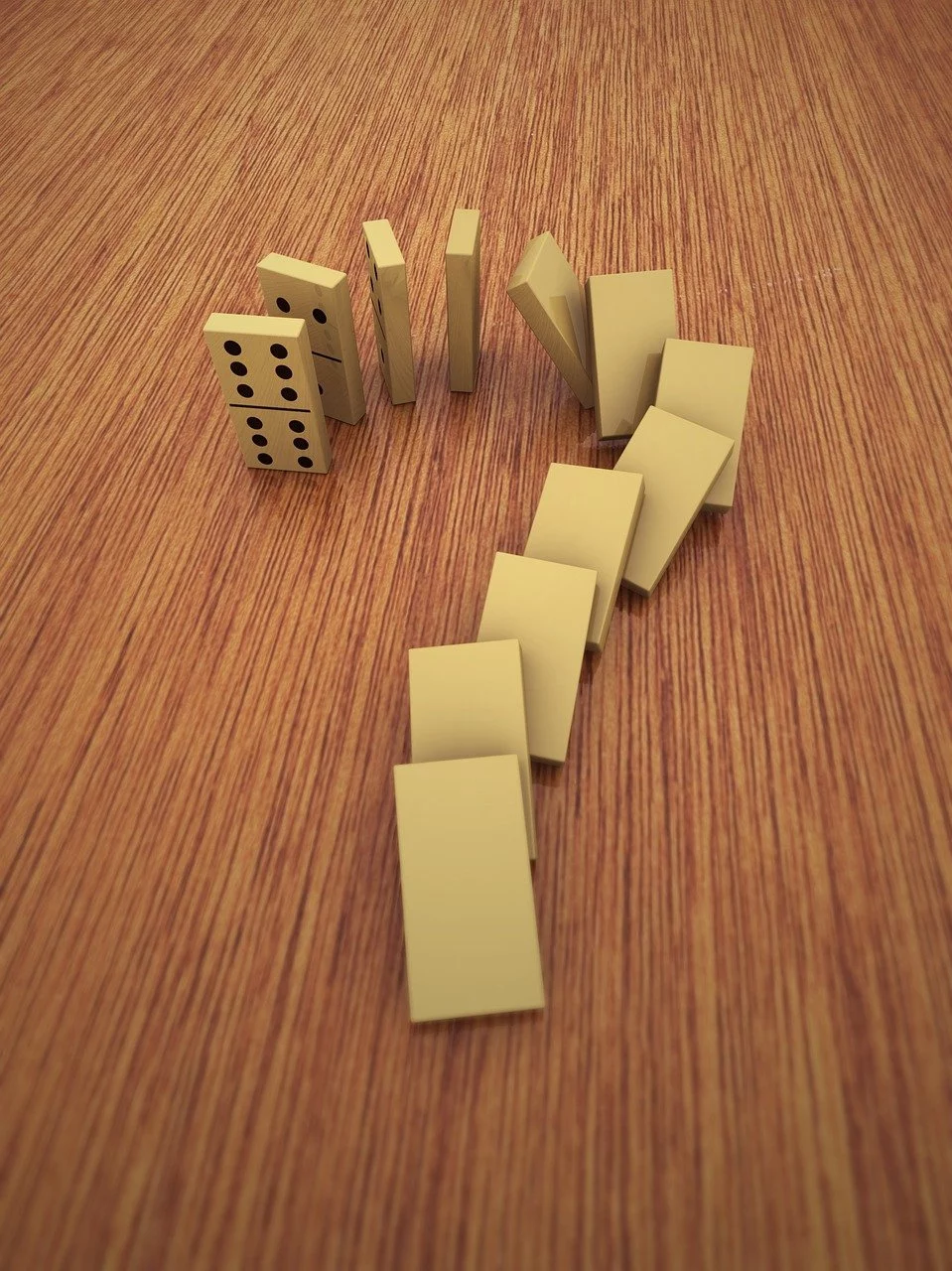 Acredita-se que o dominó tenha se originado na China, durante a dinastia Song, entre os Séculos X e XIII. As primeiras versões do jogo eram bem diferentes das que conhecemos hoje, mas as peças ainda eram semelhantes às atuais.