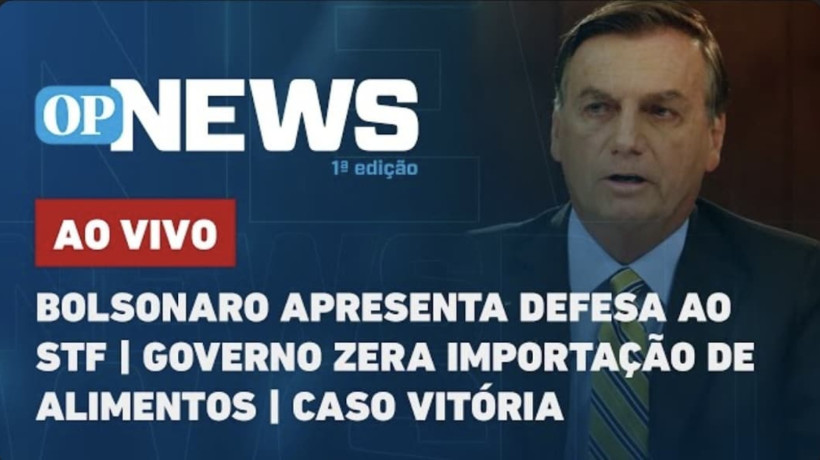 Bolsonaro apresenta defesa ao STF