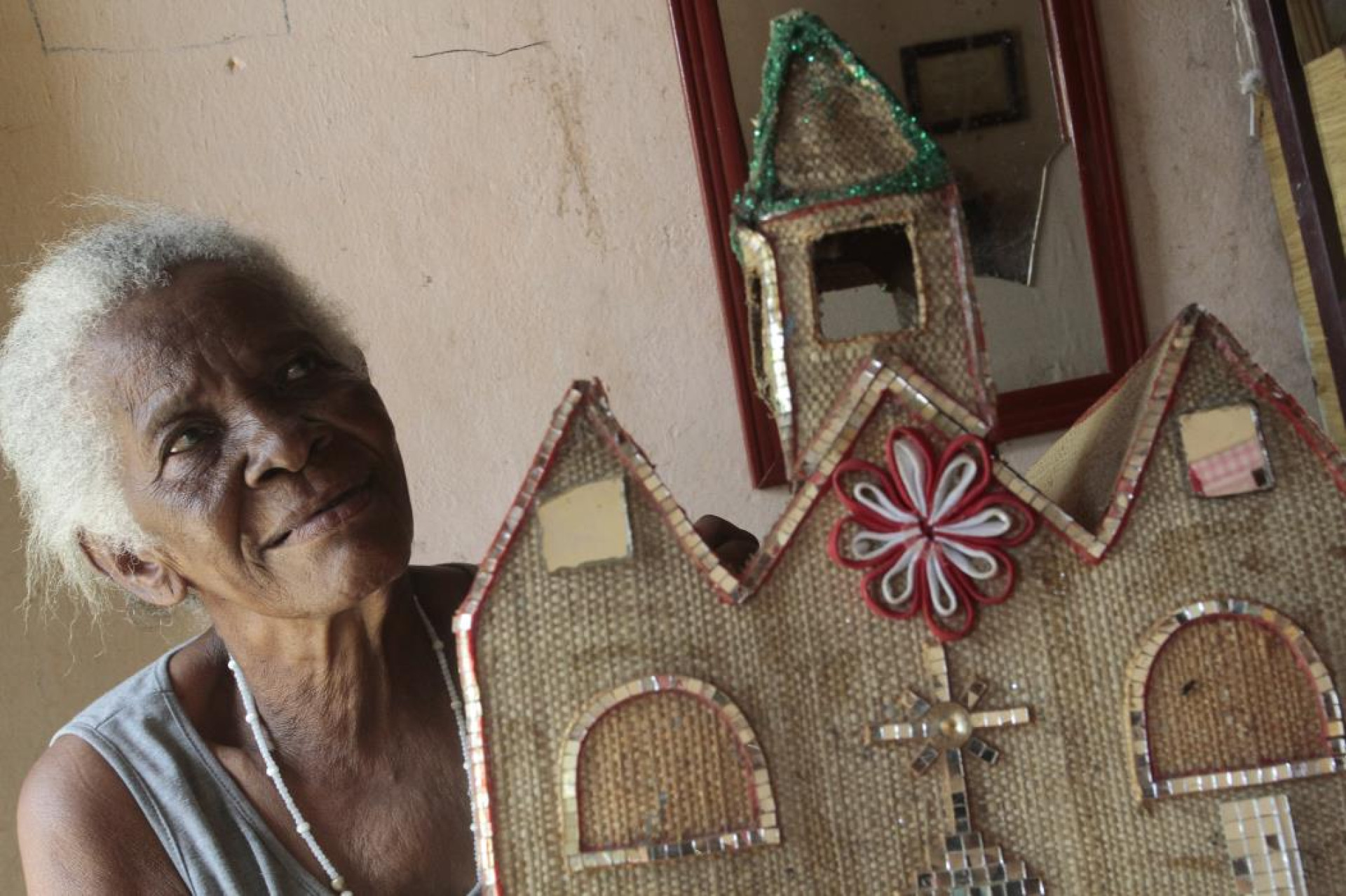 Almanaque do Centenário de Juazeiro do Norte. Na foto: Mestre Margarida Guerreiro, mestre da cultura popular especializada em reisado. Foto: Iana Soares, em 03/06/2011