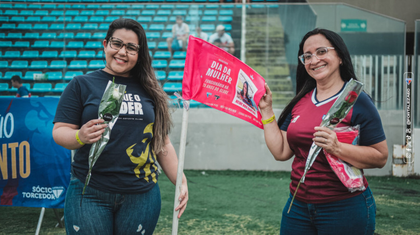Homenagem do Fortaleza para funcionárias antes de semifinal do Campeonato Cearense 2025