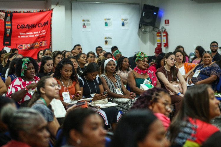FORTALEZA-CE BRASIL, 10-03-2025 Primeiro evento focado exclusivamente na Saúde quilombola e contruido por quilombolas, no Sesc Iparana Caucaia .(CE)  (Foto Joao Filho Tavares O Povo)