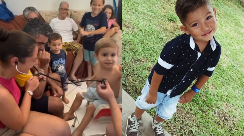 V&iacute;deo mostra encontro emocionante com o novo cora&ccedil;&atilde;o de Davi, doado pelos pais de Jess&eacute;