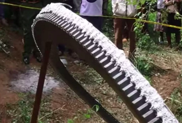 Após 48 horas, foi confirmado que se tratava de um anel de separação desprendido de um foguete durante sua subida ao espaço.