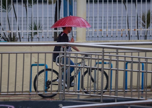 Imagem de apoio ilustrativo: chuvas em Fortaleza