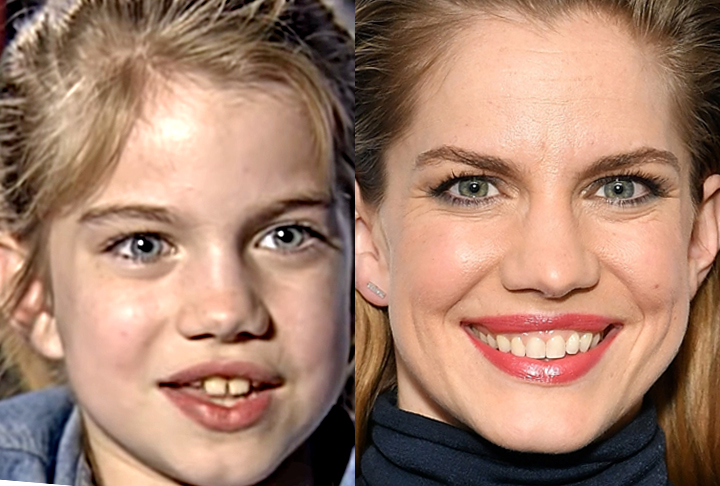 Anna Chlumsky (3 de dezembro de 1980) - Iniciou a carreira na infância e ficou famosa no papel de Vada Sultenfuss em Meu primeiro amor. Interrompeu a carreira para graduar-se em Relações Internacionais, mas retornou e atuou em 30 Rock e Lei e Ordem