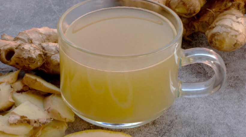Chá de gengibre com limão (Imagem:  Narong Jhanwattana | Shutterstock)

