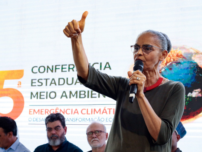 MARINA SILVA durante a 5ª Conferência Estadual do Meio Ambiente do Ceará, no Sesc Iparana Ecoresort 