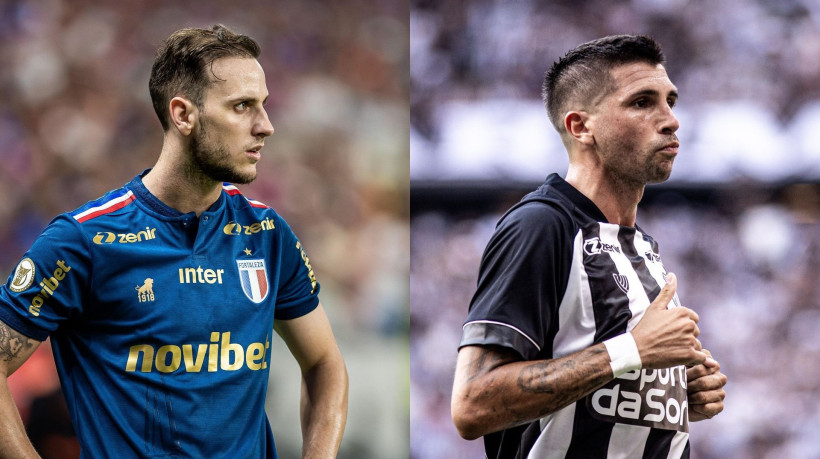 Pochettino e Mugni, meias de Fortaleza e Ceará, são os grandes maestros do meio de campo das equipes