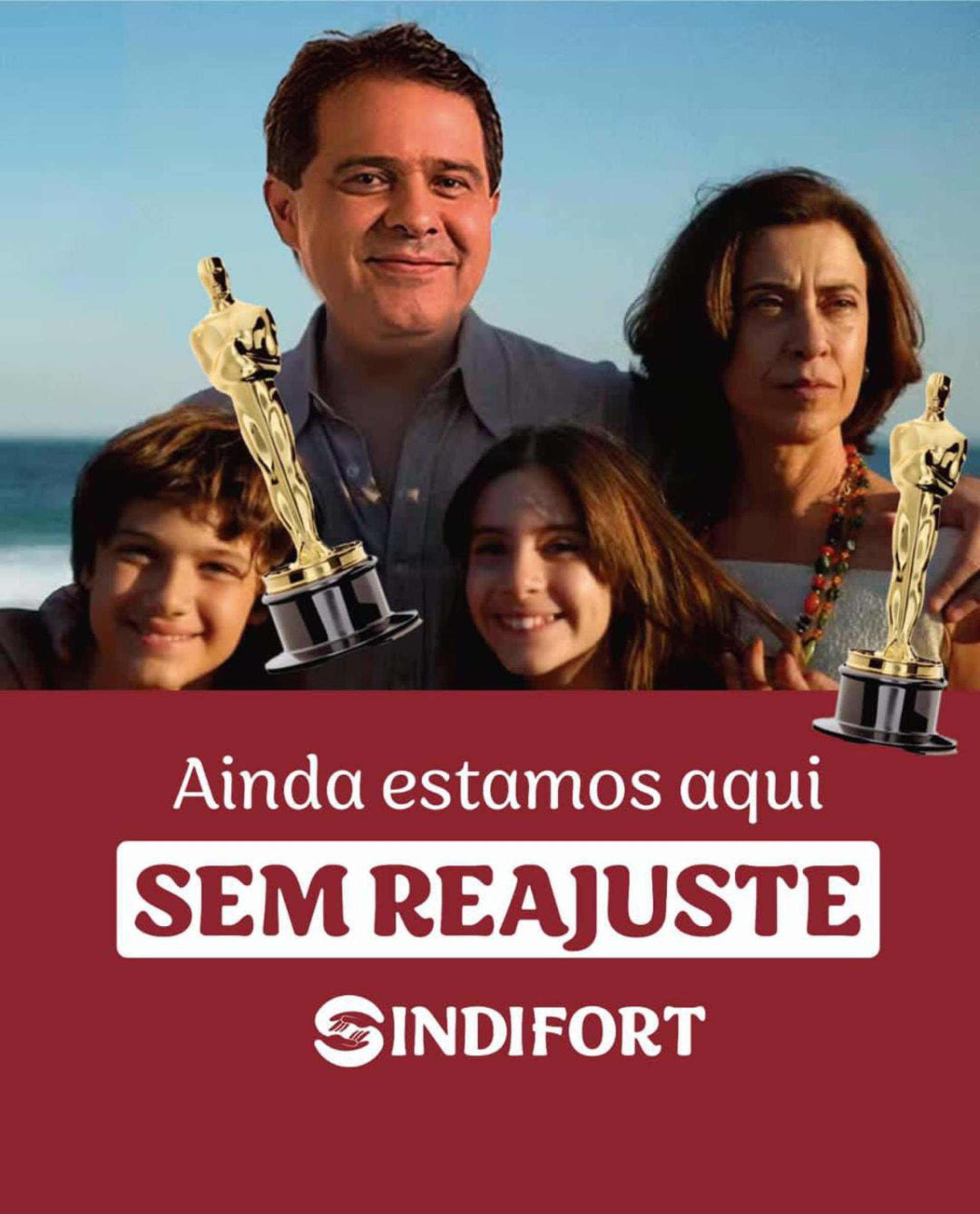 Montagem trocou imagem de Selton Melo por Evandro Leitão, além de utilizar um trocadilho com o nome do filme