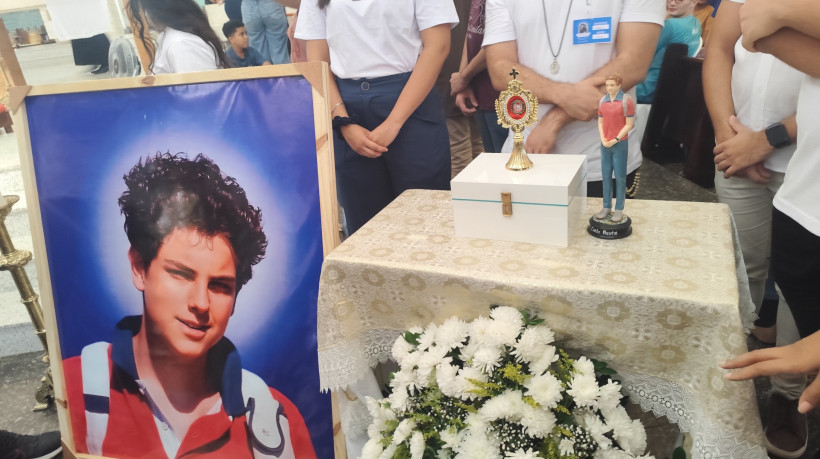 Imagem de apoio ilustrutivo. Relíquia de Carlo Acutis está em peregrinação pelo Ceará 